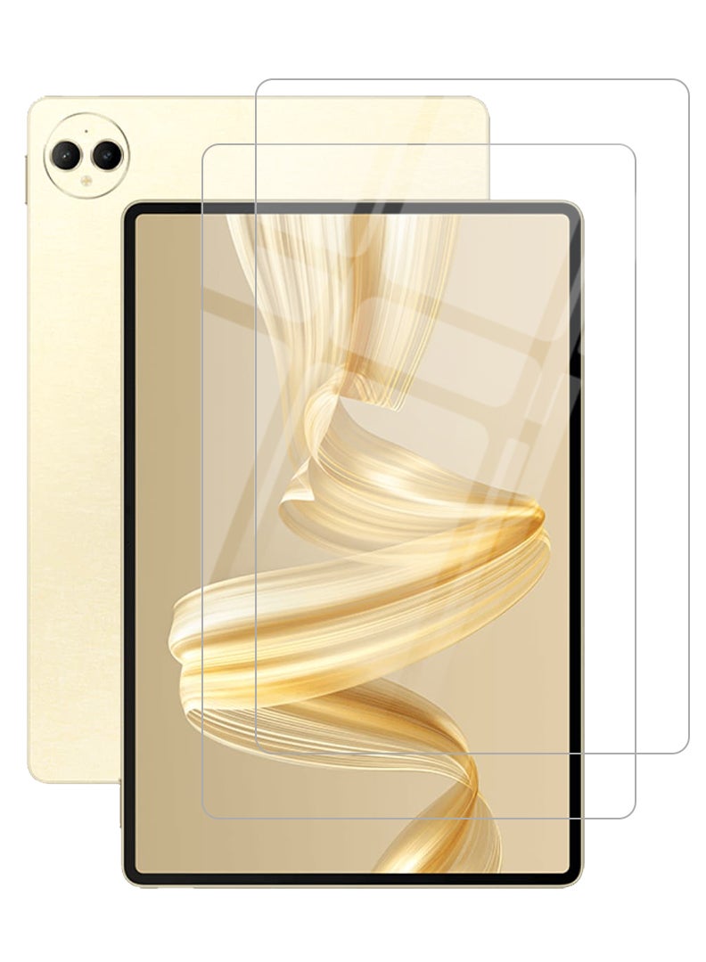 ثيودور واقي شاشة مكون من قطعتين لهاتف Huawei MatePad Pro 2024 9H من الزجاج المقسى، خالٍ من الفقاعات، سهل التركيب، تغطية كاملة وحافظة مضادة للخدش - شفاف - Image 1